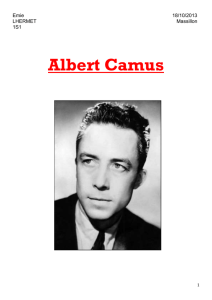 Albert Camus Lexique