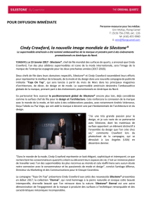 Cindy Crawford, la nouvelle image mondiale de Silestone