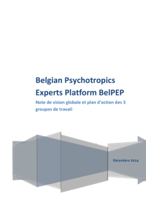 Belgian Psychotropics Experts Platform BelPEP