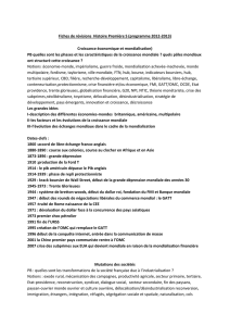 Fiches de révisions Histoire Première S (programme 2012
