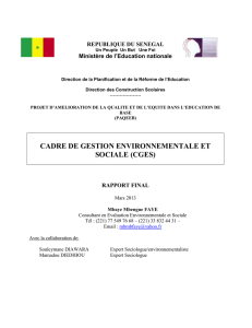 Rapport final CGES PAQEEB2