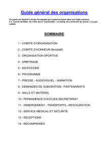 Guide des organisations - Ligue des Pays de la Loire de Tennis de