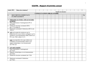 CCATM – Rapport d`activités annuel
