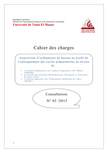 N° 03 /2015 - Université de Tunis El Manar