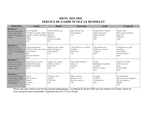 menu 2015-2016 service de garde école le ruisselet