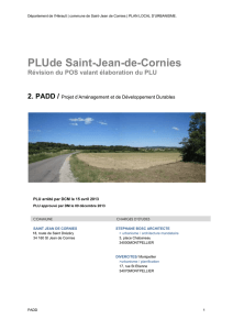 PLUde Saint-Jean-de-Cornies Révision du POS valant élaboration