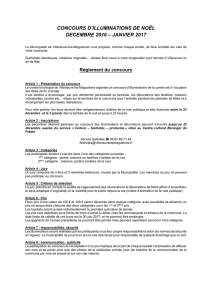 Règlement édition 2016 - Ville de Villeneuve-lès
