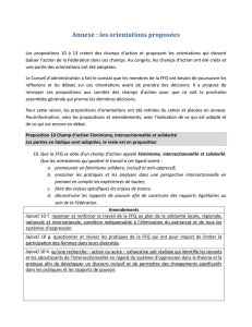 Annexe orientations proposées - Fédération des femmes du Québec