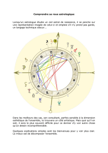 Comprendre sa roue astrologique Lorsqu`un astrologue étudie un
