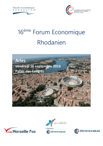 Arles vendredi 16 septembre 2016 Palais des Congrès