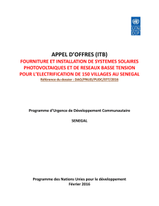 Appel d*Offres - UNDP | Procurement Notices