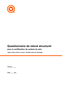 Questionnaire de relevé structurel