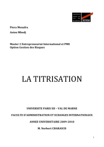 06 La Titrisation