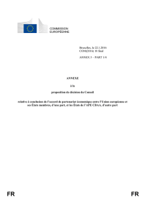 ANNEXE ANNEXE II: Droits de douane de l`UDAA sur les produits