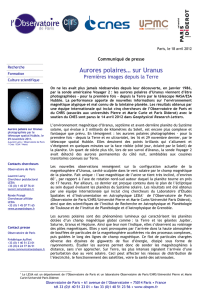 Aurores polaires… sur Uranus