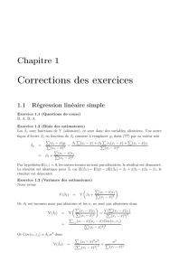 Corrections des exercices - Pages personnelles Université Rennes 2