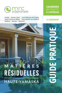 Guide pratique des matières résiduelles - MRC de La Haute