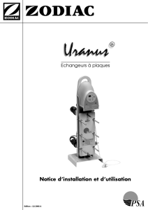 Notice utilisation echangeur Uranus
