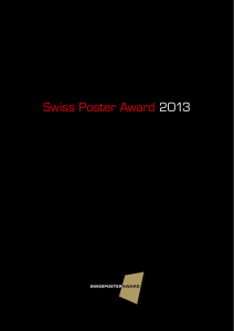 Swiss Poster Award 2013