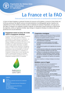 La France et la FAO