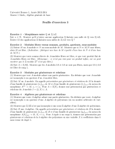 Feuille d`exercices 3