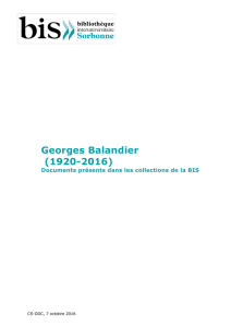 Georges Balandier (1920