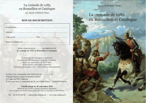La croisade de 1285 en Roussillon et Catalogne