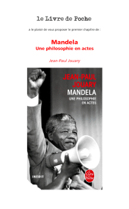 Mandela une philosophie en actes