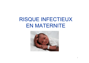risque infectieux en maternite
