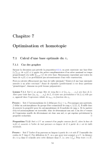 Chapitre 7 Optimisation et homotopie