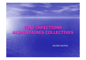 toxi-infections alimentaires collectives
