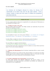Exemple d`analyse d`un texte - CASNAV de Créteil