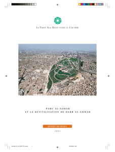 2005 parc al-azhar et la revitalisation de darb al-ahmar