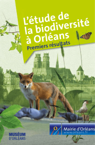 L`étude de la biodiversité à Orléans