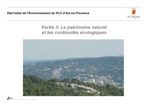 Partie 3- Le patrimoine naturel et les continuités écologiques