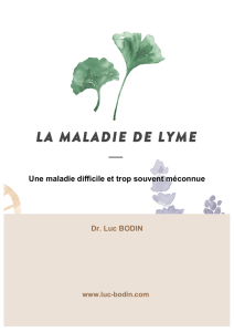 La maladie de Lyme - Site du Dr Luc BODIN