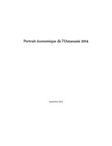 Portrait économique de l`Outaouais 2014