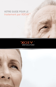 Votre traitement par XGEVA - Patients on XGEVA therapy