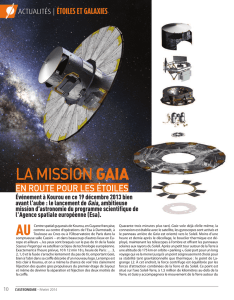 La mission Gaia en route pour les étoiles