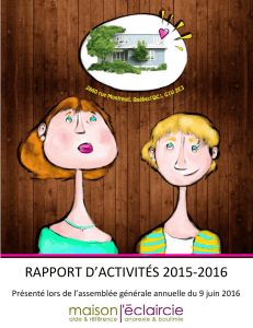 rapport d`activités 2015-2016