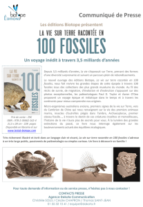 La vie sur terre racontée en 100 fossiles