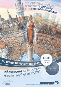 Flyer 39es Journées de la SFSPM à Lille du 8 au 10 novembre 2017