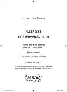 allergies et hyperréactivité