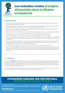 Foodborne viral disease in the European region