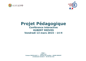 Projet Pédagogique - Académie d`Amiens