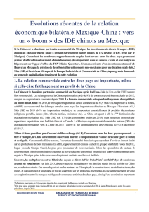 boom » des IDE chinois au Mexique
