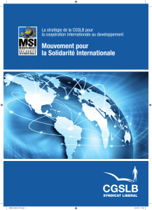 Mouvement pour la Solidarité Internationale