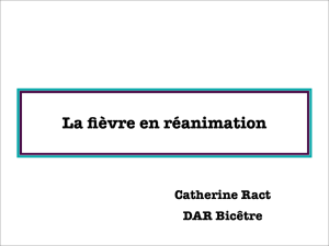 Fièvre en réanimation (2004)