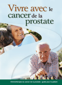 Chimiothérapie du cancer de la prostate : guide