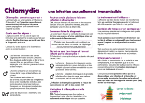 Chlamydia une infection sexuellement transmissible
